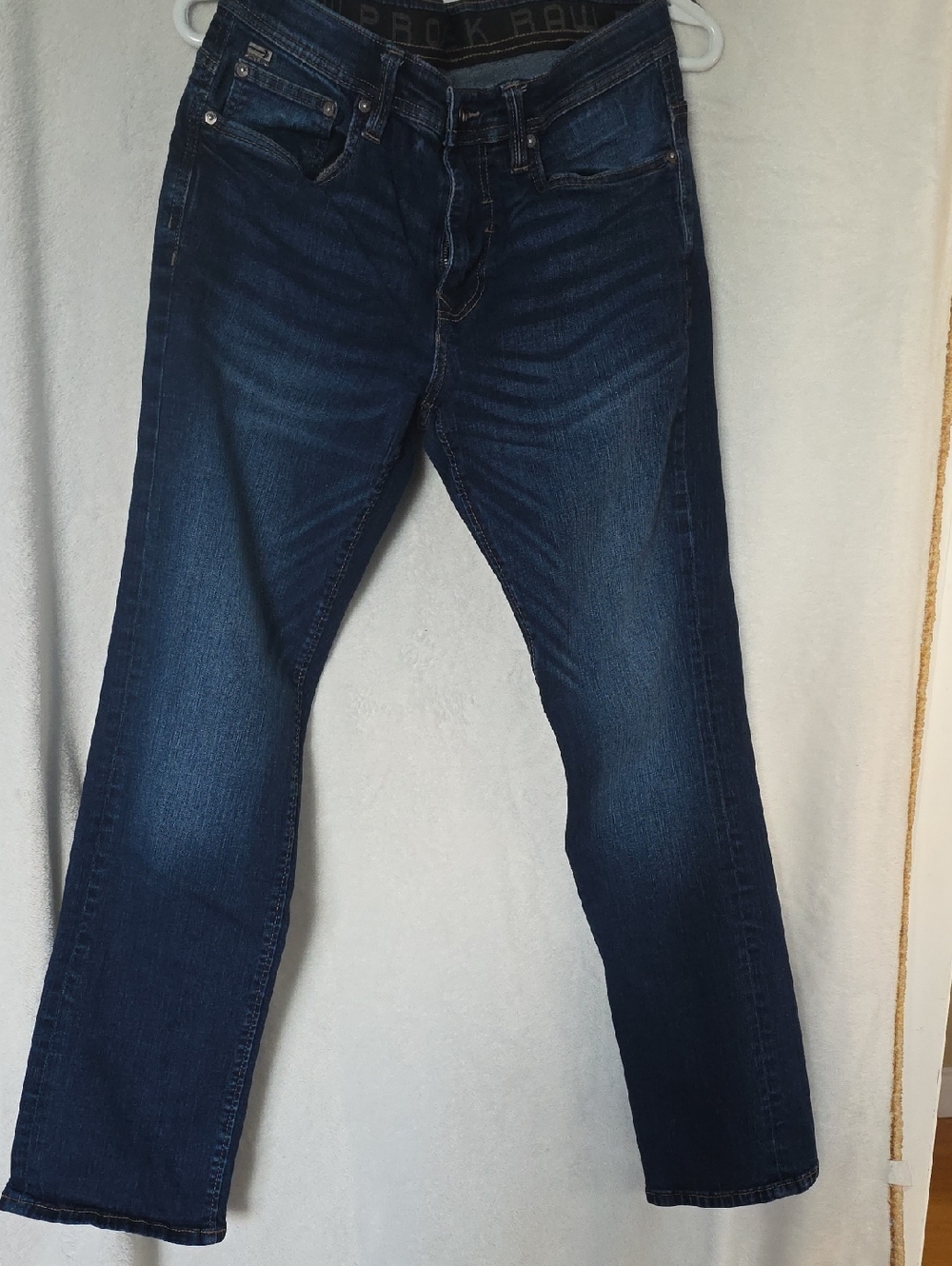 Men's Dark Blue Slim Fit Jeans - Classic Denim